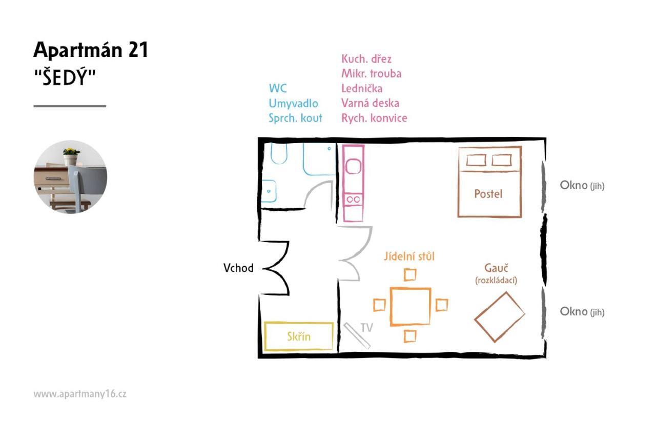 公寓 Apartmany16 *